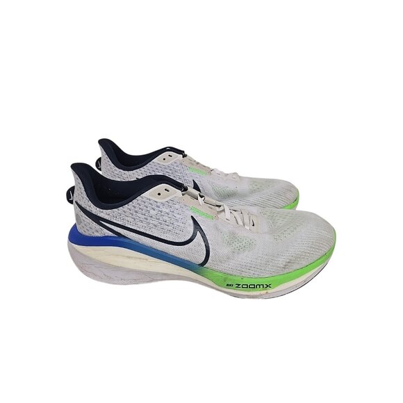 Nike Men's Vomero 17 FN1139-100 Running Shoe White/Green/Blue Size 12M - Picture 2 of 8